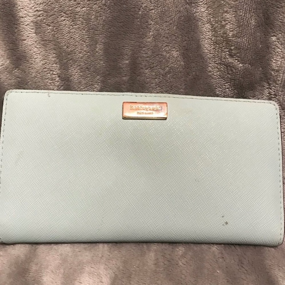 kate spade ♠️ baby blue wallet